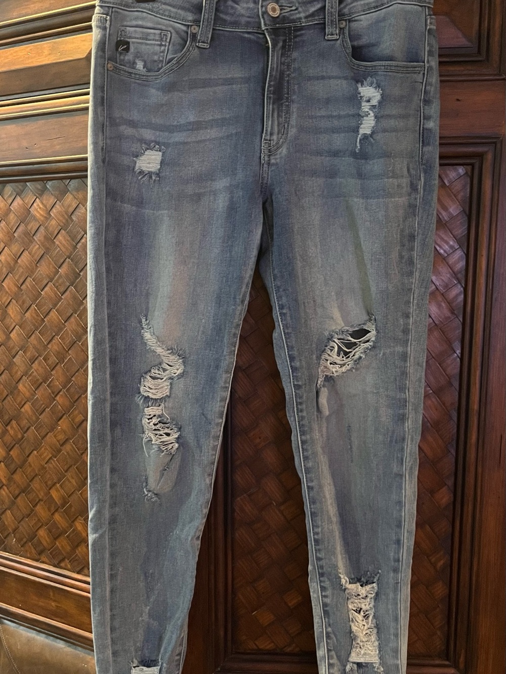 Kancan Light Wash Skinny Jeans